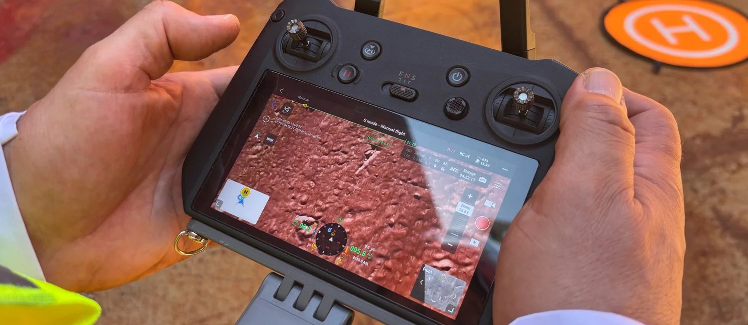 Επιθεώρηση ελασμάτων γάστρας με drone από το κατάστρωμα
